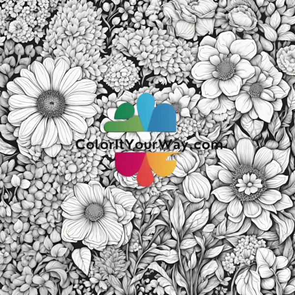 Spring Flowers & Gardens: Beautiful Coloring Book for Relaxation - Image 2