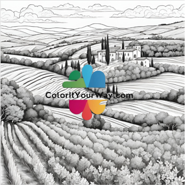 Escape to the Countryside: A Soothing Coloring Book - Image 8