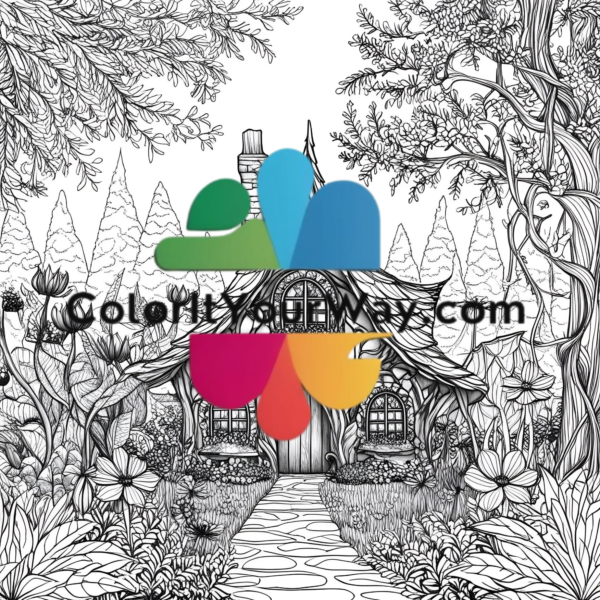 Mystical Gardens: Fantasy Forests Coloring Book - Image 2