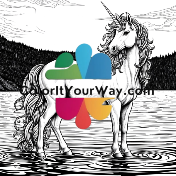 Mythical Creatures & Legends A Majestic Unicorn & Fantasy Coloring Book - Image 2