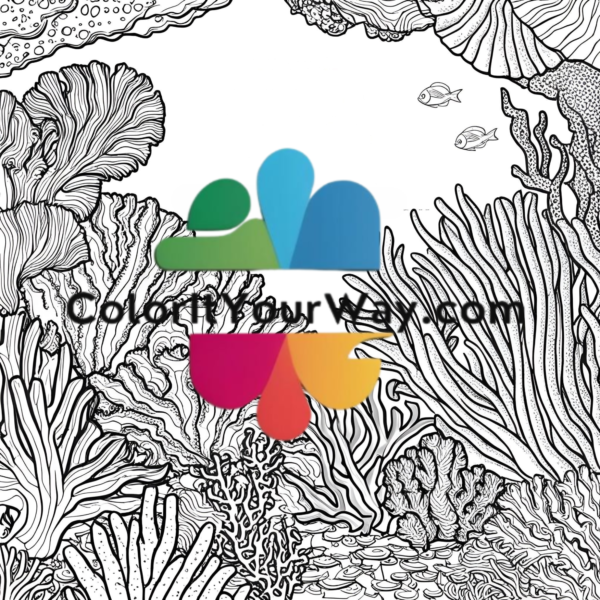 Underwater Wonders: A Deep-Sea Coloring Adventure - Image 9