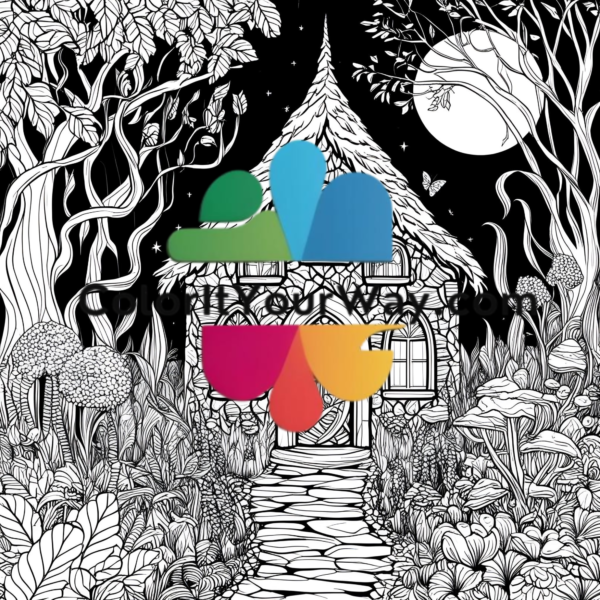 Mystical Gardens: Fantasy Forests Coloring Book - Image 12