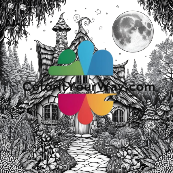 Mystical Gardens: Fantasy Forests Coloring Book - Image 13