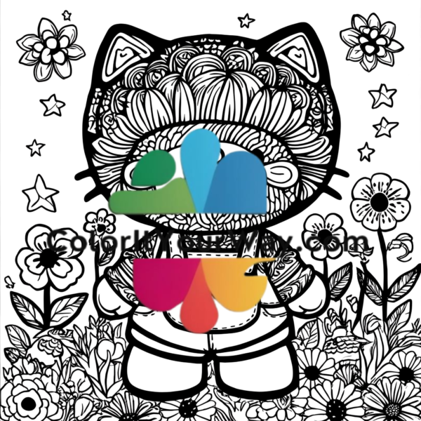 Kawaii World: A Fun & Whimsical Coloring Book of Cute Characters - Image 3