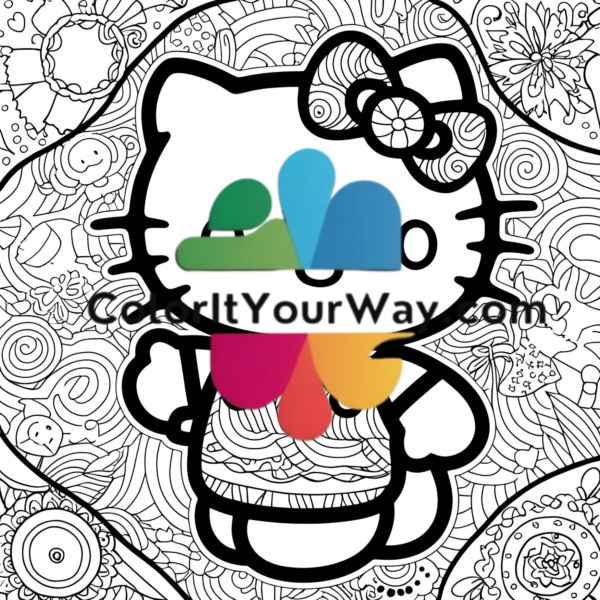 Kawaii Kitty: A Cute Coloring Book for Relaxation & Fun - Image 2