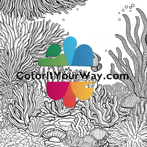 Underwater Wonders: A Deep-Sea Coloring Adventure - Image 4