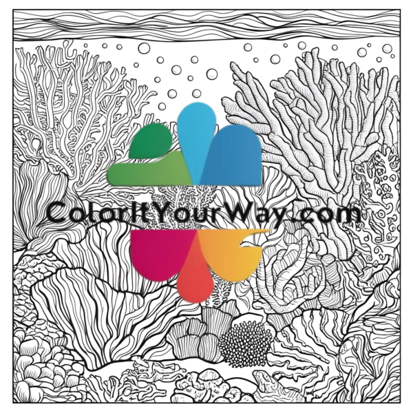 Underwater Wonders: A Deep-Sea Coloring Adventure - Image 6