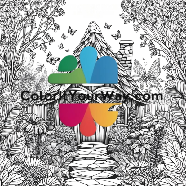 Mystical Gardens: Fantasy Forests Coloring Book - Image 9