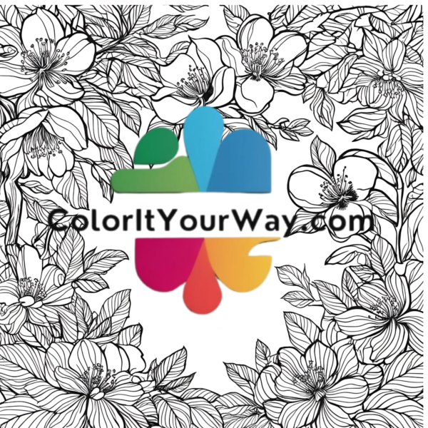 Peach Blossom Retreat: A Coloring Book of Nature & Tranquility - Image 7