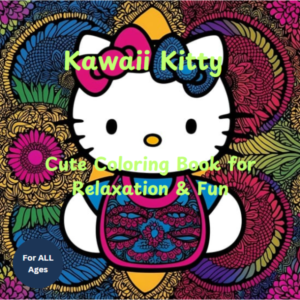 Kawaii Kitty A Cute Coloring Book for Relaxation & Fun
