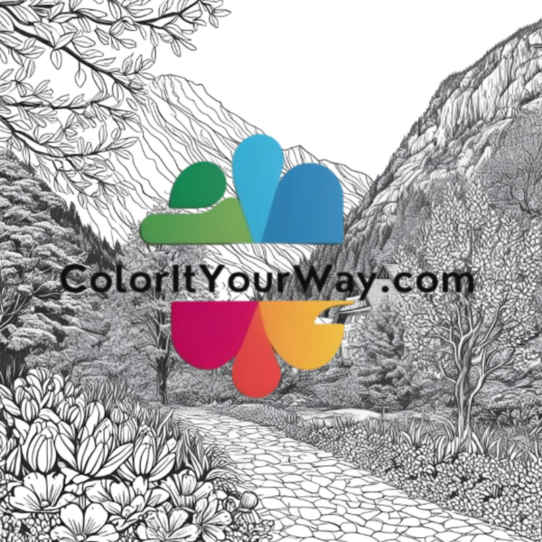 Spring Serenity: A Floral & Nature Coloring Escape - Image 8