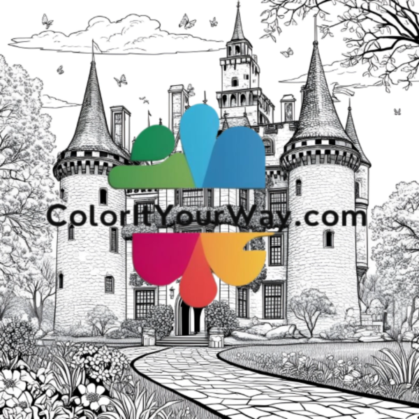 Spring Garden Dreams: A Coloring Book for Peace & Creativity - Image 12