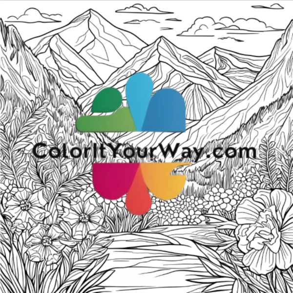 Spring Serenity: A Floral & Nature Coloring Escape - Image 10
