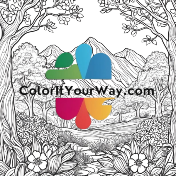 Spring Serenity: A Floral & Nature Coloring Escape - Image 12