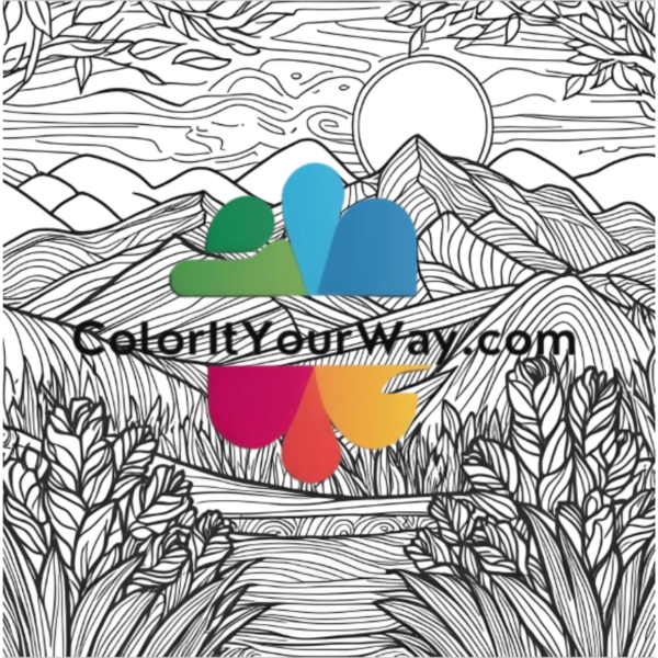 Spring Serenity: A Floral & Nature Coloring Escape - Image 13