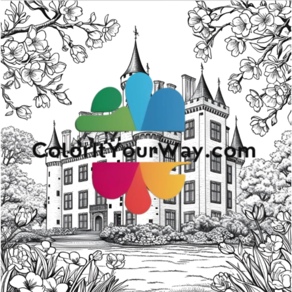 Spring Garden Dreams: A Coloring Book for Peace & Creativity - Image 8