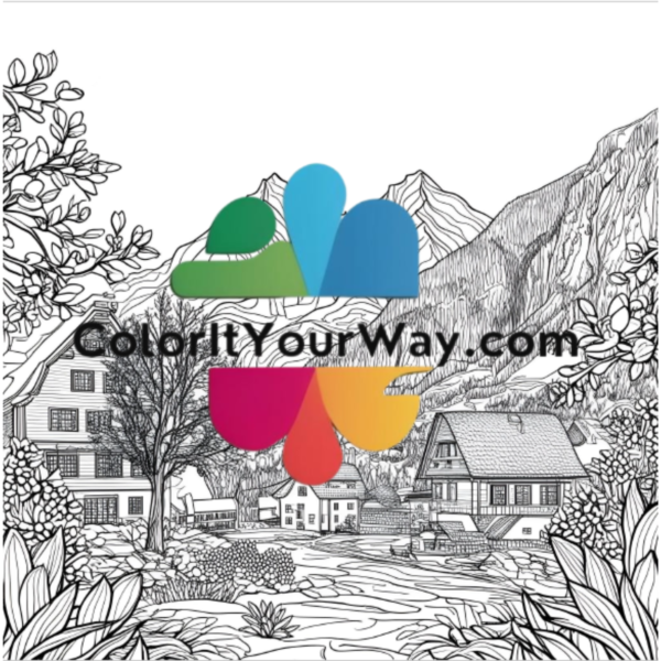 Spring Serenity: A Floral & Nature Coloring Escape - Image 6
